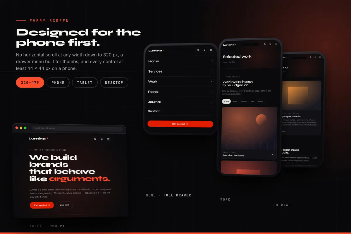 Responsive on every device